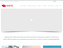 Tablet Screenshot of isotrol.com